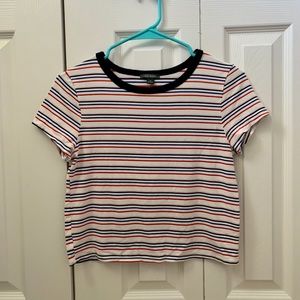 White and orange t-shirt